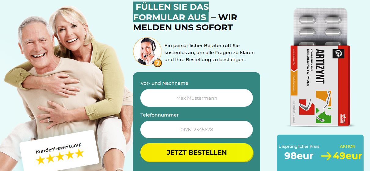 ArtiZynt Kapseln Erfahrungen - Bewertung Stiftung Warentest, Preis, Apotheke, Kaufen DM